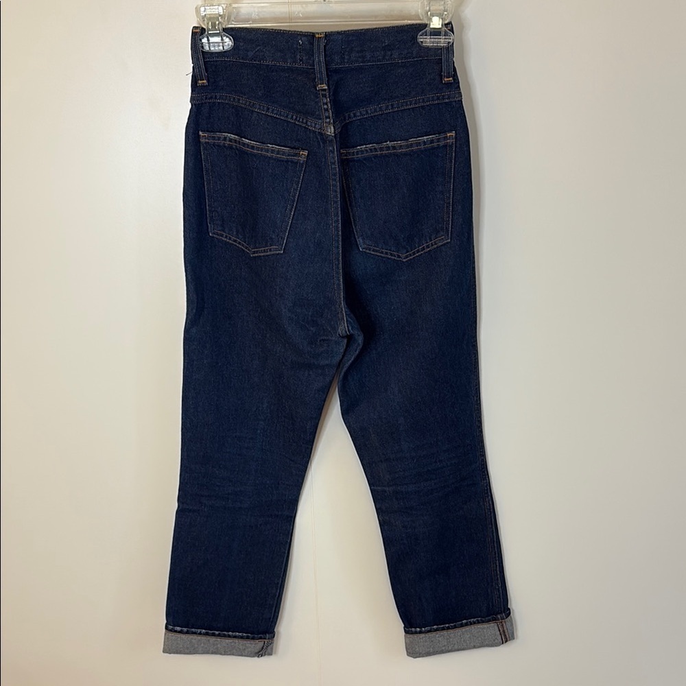 Agolde Blue Straight Leg Jeans Classic Design 23 - Picture 3 of 3